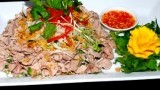 Bắp bò trộn cải mầm